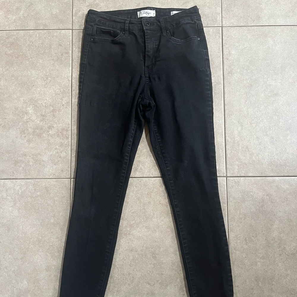 Jessica simpson adored high rise skinny jeans black 27